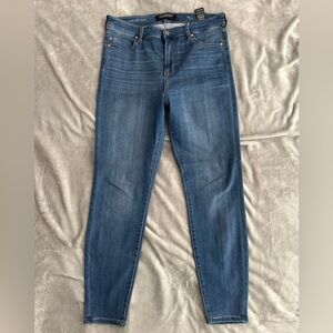 Liverpool High Rise Ankle Blue Denim Jeans - size 10